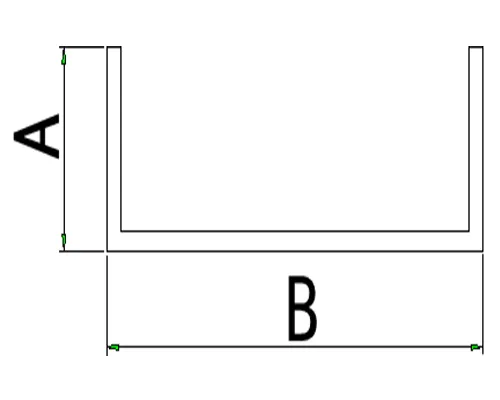 압출 알루미늄 채널